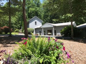 Spring flowers outside of our Stillpointe Center